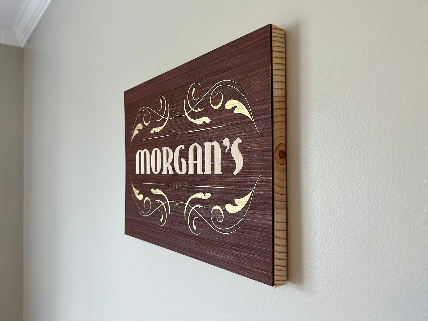 Custom Name Bar Sign