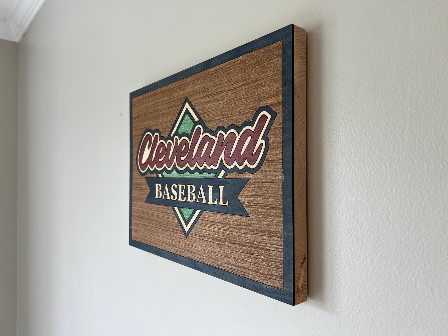 Cleveland Baseball Diamond Sign