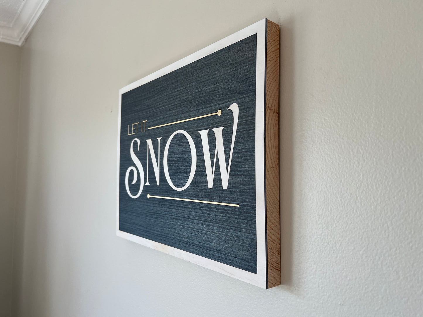 Let It Snow Sign