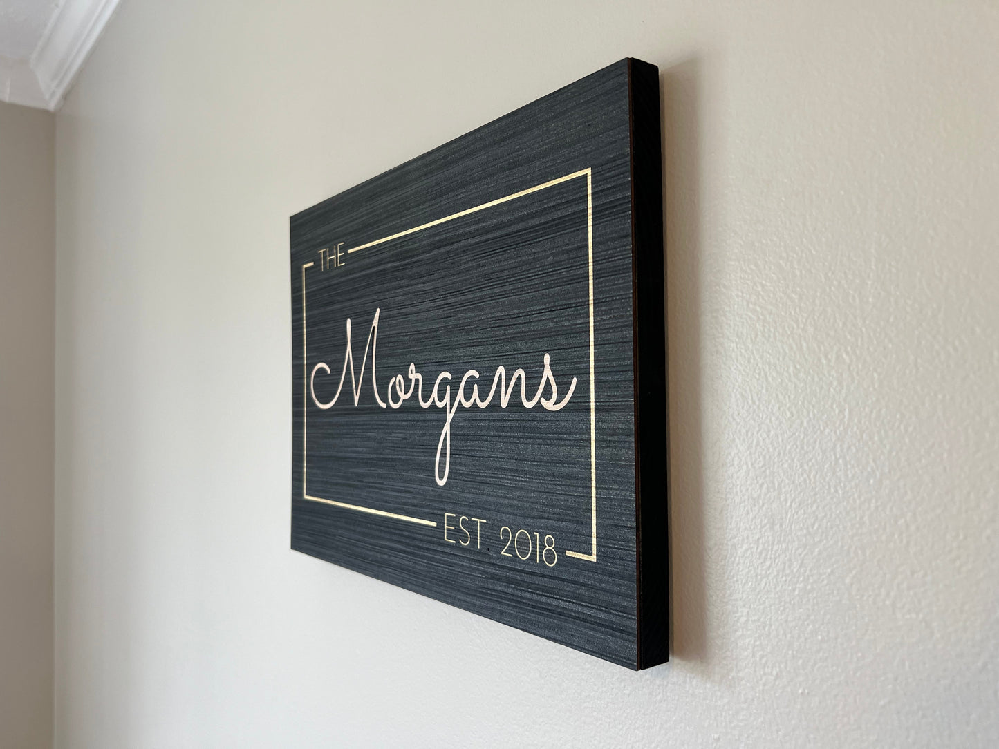 Custom Family Name Sign