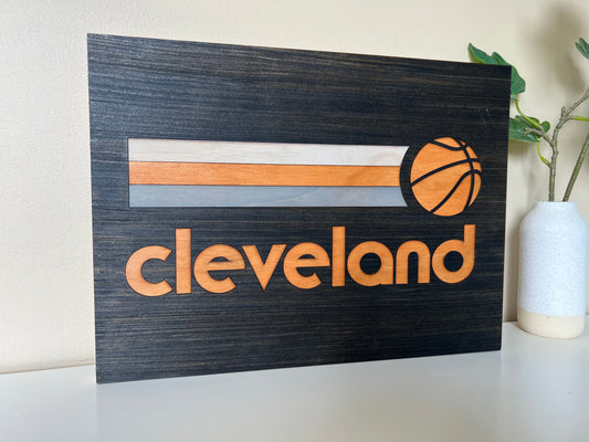 Cleveland Basketball Sign