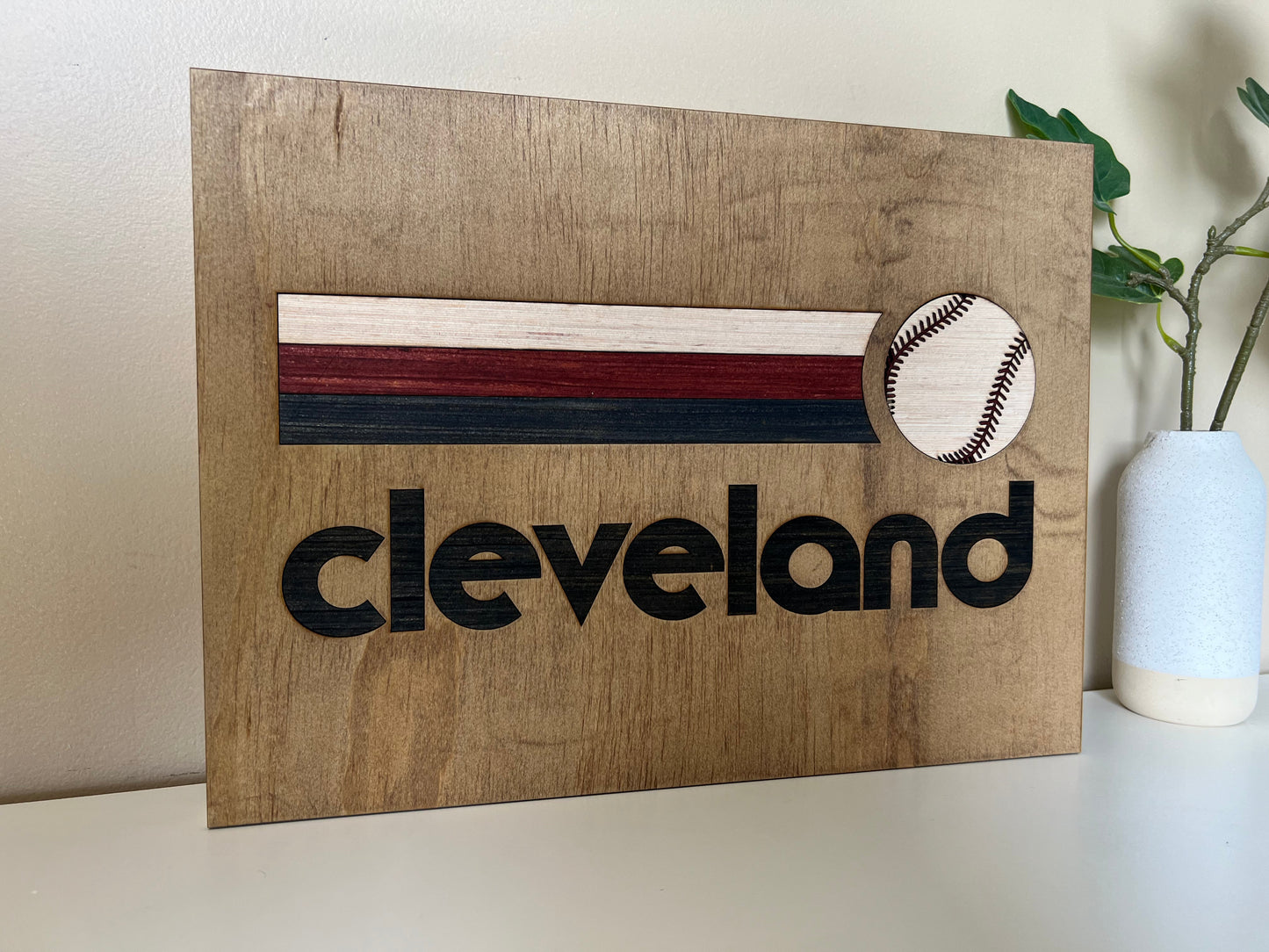 Cleveland Baseball Sign