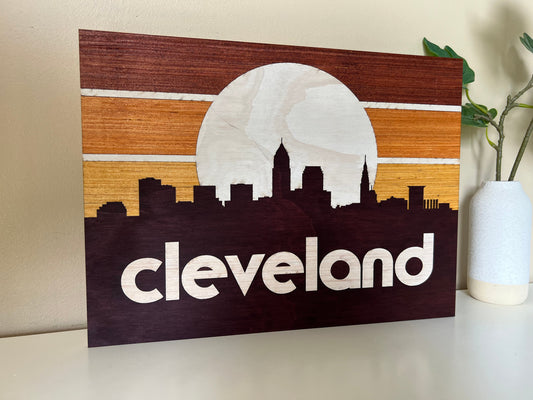 Cleveland Sunset Sign