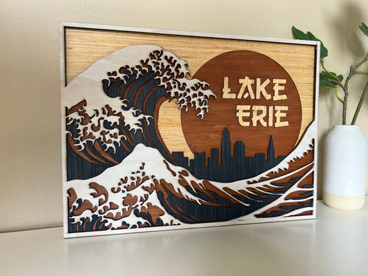 Lake Erie Wave Sign