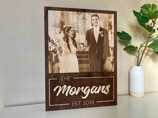 Custom Portrait and Name Sign