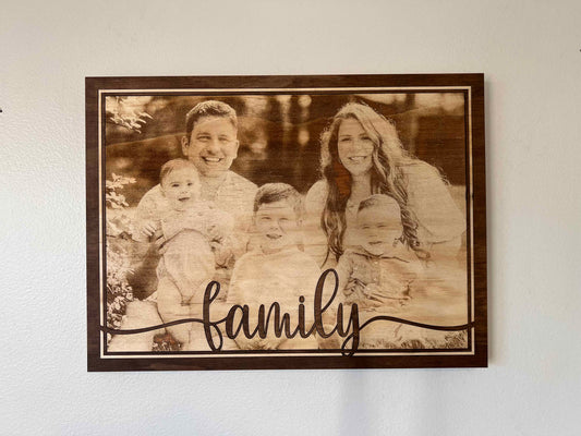 Custom Family Script Portrait