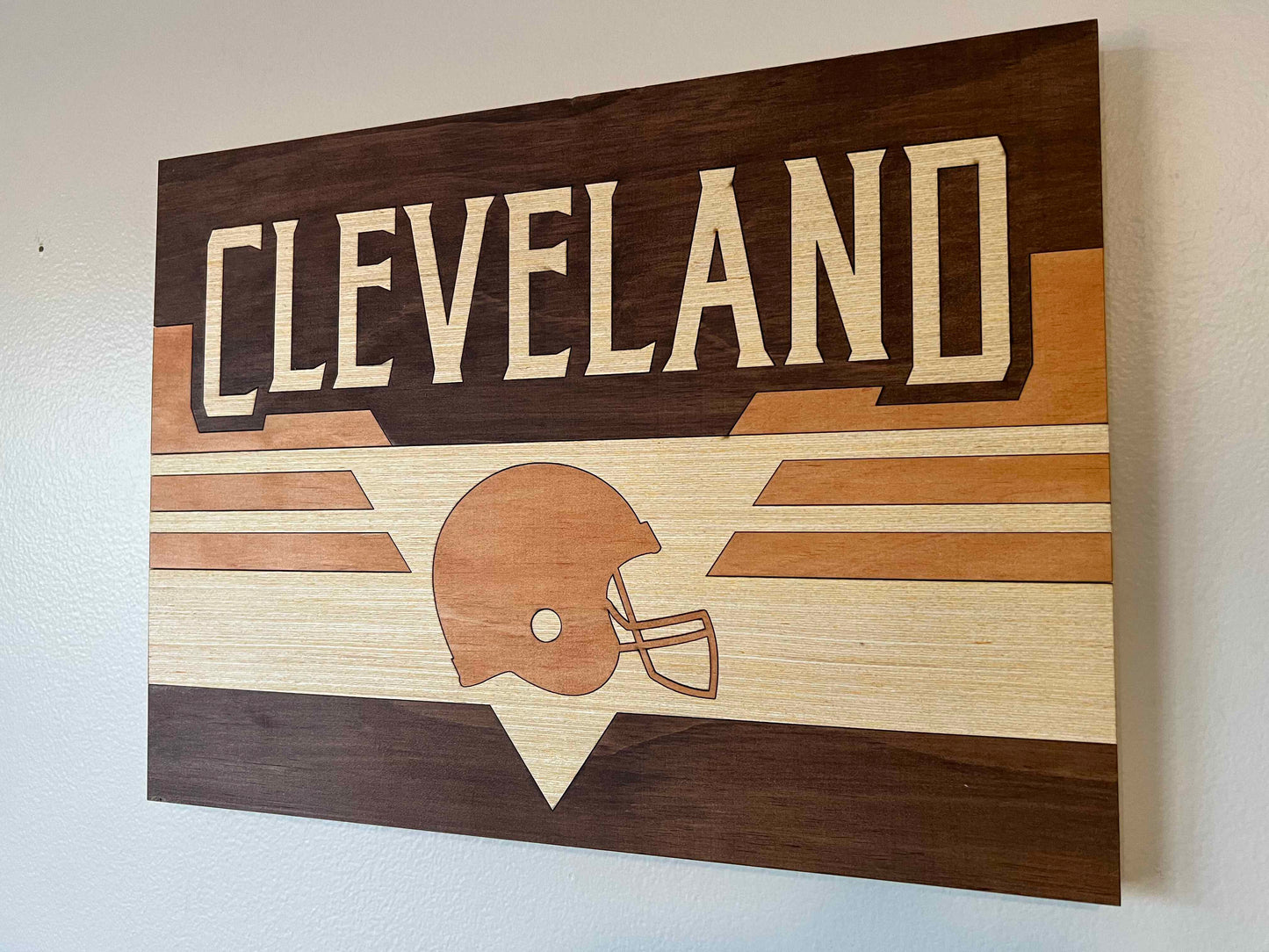 Retro Cleveland Football Sign