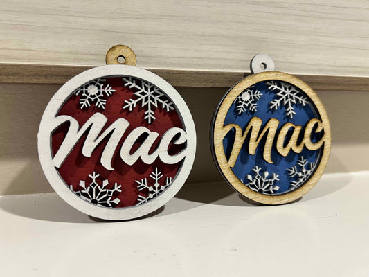 Custom Name Ornament