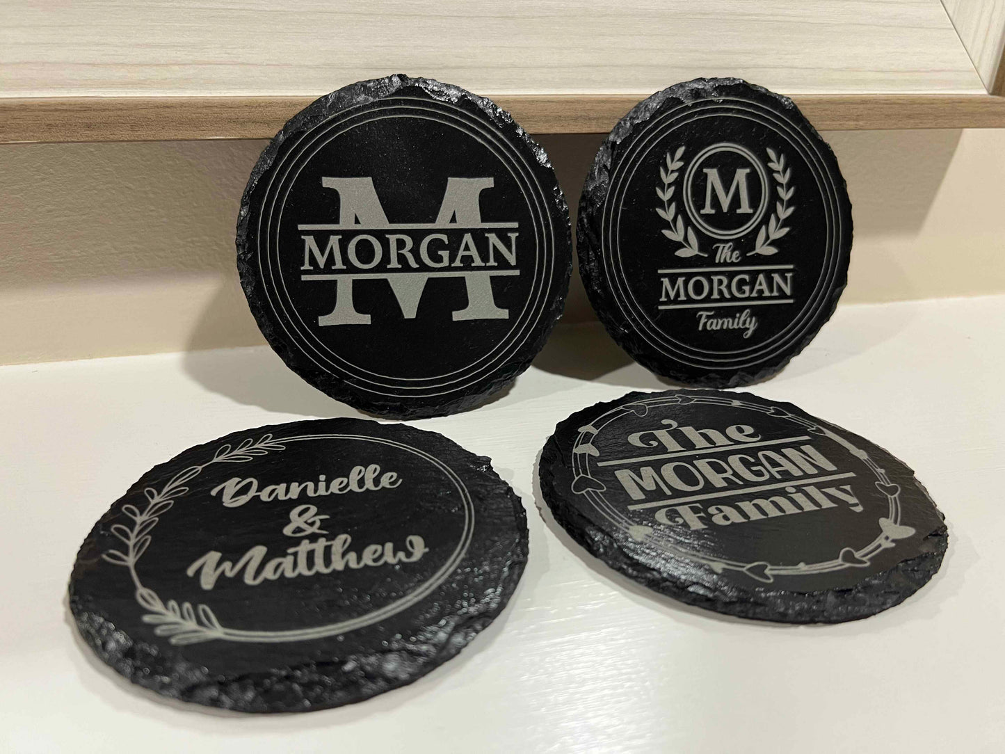 Custom Name Coasters