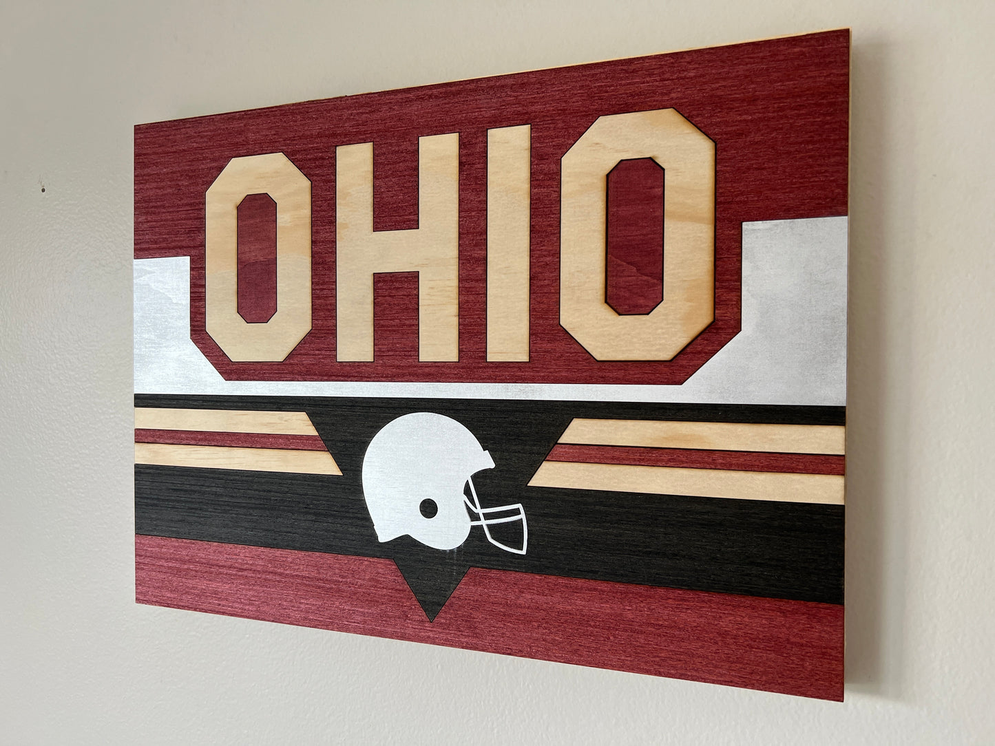 Retro Ohio Football Sign