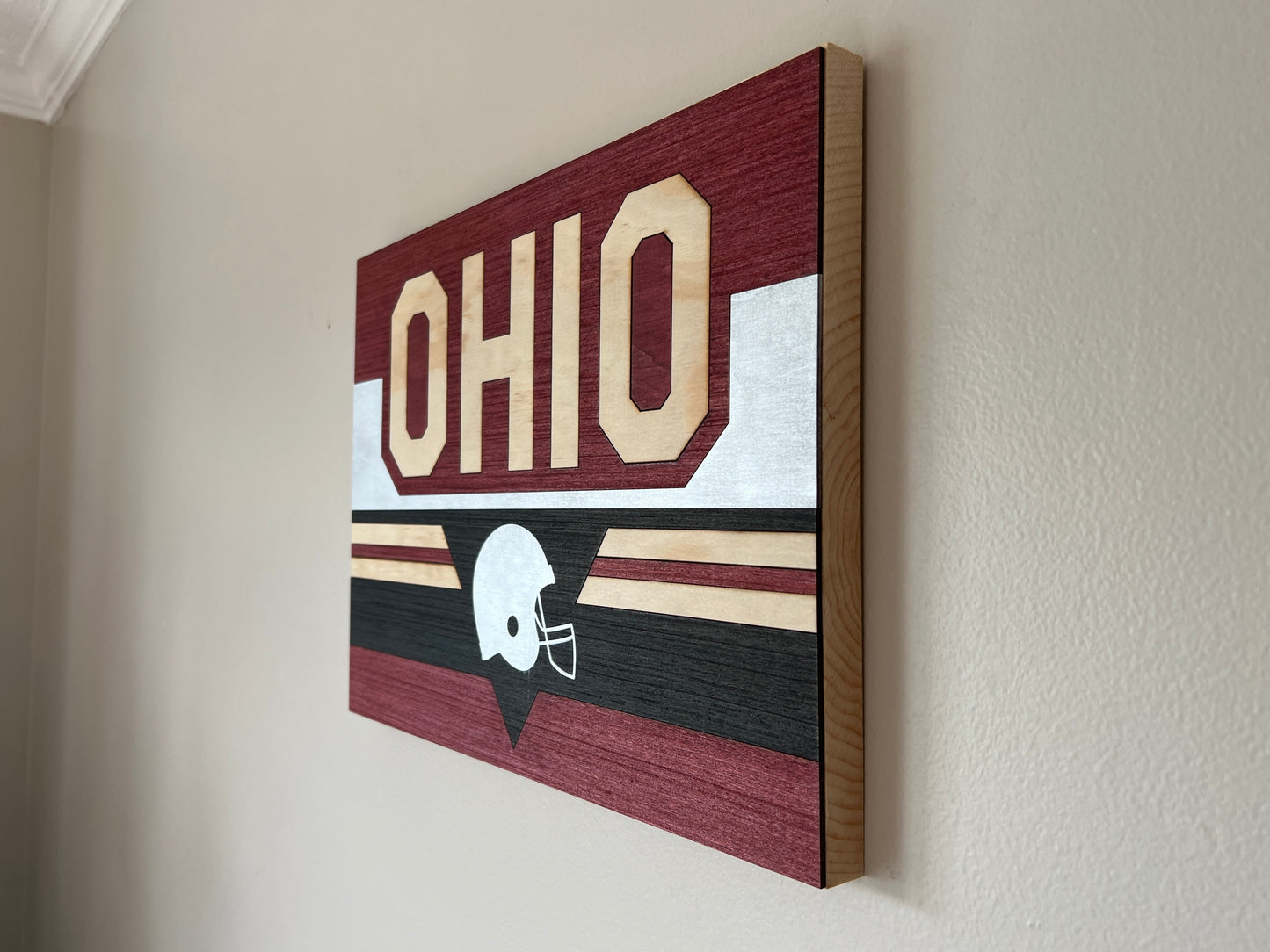 Retro Ohio Football Sign