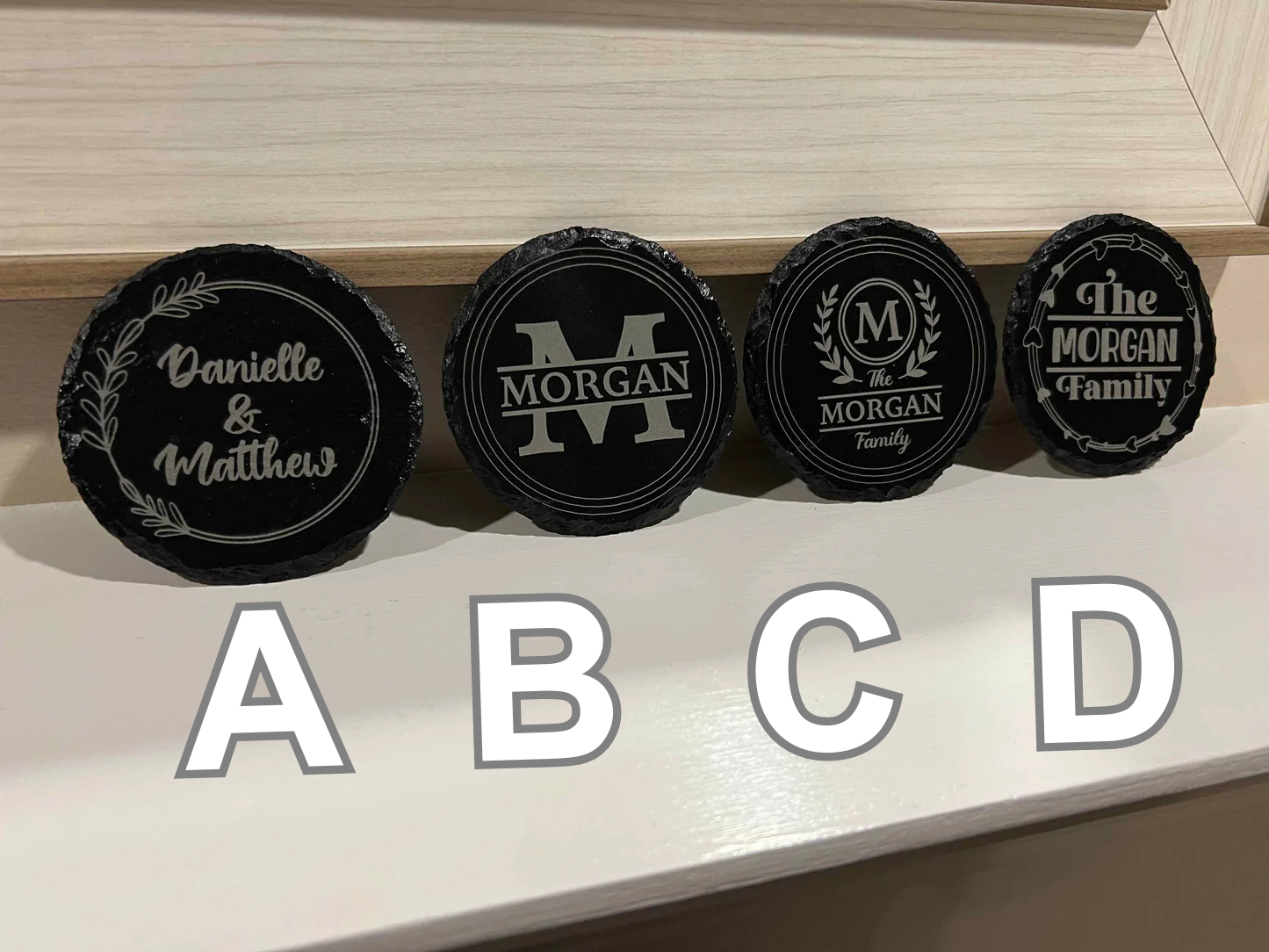 Custom Name Coasters